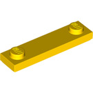 LEGO Yellow Plate 1 x 4 with Two Studs with Groove (41740)