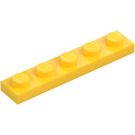 LEGO Żółty Płytka 1 x 5 (78329)