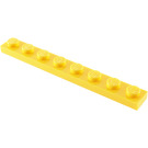 LEGO Yellow Plate 1 x 8 (3460)