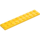 LEGO Geel Plaat 2 x 10 (3832)