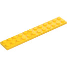 LEGO Geel Plaat 2 x 12 (2445)