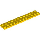 LEGO Gelb Platte 2 x 12 (2445)