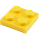 LEGO Yellow Plate 2 x 2 (3022 / 94148)