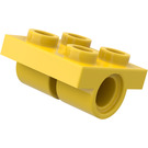 LEGO Geel Plaat 2 x 2 met Gaten (2817)