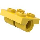 LEGO Jaune assiette 2 x 2 avec des trous (2817)