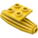 LEGO Yellow Plate 2 x 2 with Jet Engine (4229)