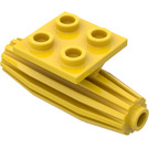 LEGO Gelb Platte 2 x 2 mit Düsentriebwerk (4229)