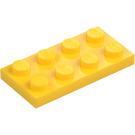 LEGO Geel Plaat 2 x 4 (3020)