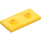 LEGO Jaune assiette 2 x 4 avec 2 Tenons (65509)