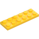 LEGO Amarillo Placa 2 x 6 (3795)