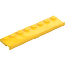 LEGO Żółty Płytka 2 x 8 z Drzwi Kolej (30586)