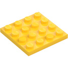 LEGO Giallo Piastra 4 x 4 (3031)