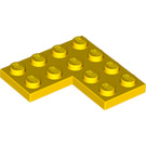 LEGO Yellow Plate 4 x 4 Corner (2639)