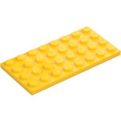 LEGO Gul Plate 4 x 8 (3035)