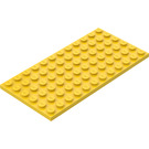 LEGO Geel Plaat 6 x 12 (3028)