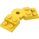 LEGO Gelb Platte Rotated 45° (79846)