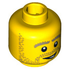 LEGO Yellow Plumber Head (Safety Stud) (3626 / 11488)