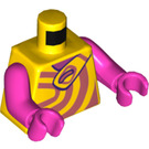 LEGO Geel Poppy Minifig Torso (973 / 76382)