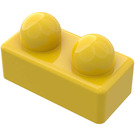 LEGO Giallo Primo Mattoncino 1 x 2 (31001)