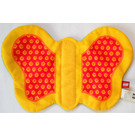 LEGO Gelb Primo Groß Butterfly Wings (Tuch) mit rot/Gelb auf Eins Seite und green mit Weiß dots auf other Seite