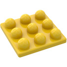 LEGO Jaune Primo assiette 3 x 3 (31012)