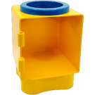 LEGO Geel Primo Shape Sorter Chamber met Blauw Circular Portal