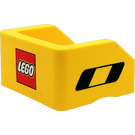 LEGO Geel Primo Voertuig Bed met Lego logo en Safety Strepen
