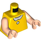LEGO Geel Princess Morbucks Minifig Torso (973 / 76382)