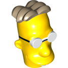 LEGO Gelb Professor Frink Kopf (20494)