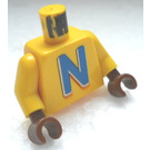 LEGO Yellow Quicky the Nesquik Bunny Torso (973)