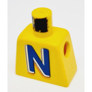 LEGO Geel Quicky the Nesquik konijn Torso zonder armen (973)