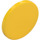 LEGO Jaune Roadsign Clip-sur 2 x 2 Rond (30261 / 65570)