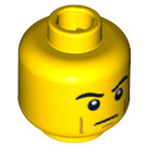 LEGO Yellow Roman Soldier Head (Safety Stud) (3626 / 99279)