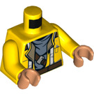 LEGO Gelb Rowan Minifig Torso (973 / 76382)