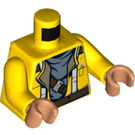 LEGO Giallo Rowan con Giallo Giacca Minifigure Busto (973 / 76382)