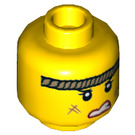 LEGO Gelb Roxxi Minifigure Kopf (Einbau-Vollbolzen) (3626 / 47818)