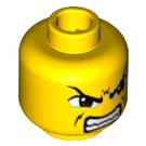 LEGO Geel Ryo Gate Bewaker Hoofd (Veiligheids Stud) (3626 / 55534)