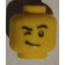LEGO Gelb Sailor Kopf winking (Einbau-Vollbolzen) (3274)