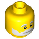 LEGO Geel Santa Minifigure Hoofd (Verzonken Solid Stud) (3626 / 79426)