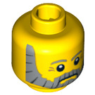 LEGO Jaune Sea Captain Diriger (Goujon de sécurité) (3626 / 13507)