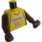 LEGO Yellow Shaquille O'Neal, Los Angeles Lakers Torso