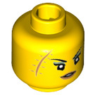 LEGO Yellow Shark Army Angler Minifigure Head (Recessed Solid Stud) (3626 / 34739)