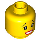 LEGO Gelb Hai Army General Minifigure Kopf (Einbau-Vollbolzen) (3626 / 34689)