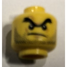LEGO Gelb Sky Pirate Foot Soldier Kopf (Einbau-Vollbolzen) (3626)