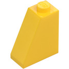 LEGO Amarillo Con pendiente 1 x 2 x 2 (65°) (60481)