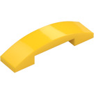 LEGO Yellow Slope 1 x 4 Curved Double (93273)