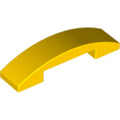 LEGO Yellow Slope 1 x 4 Curved Double (93273)