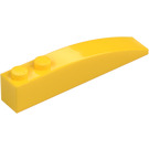 LEGO Amarillo Con pendiente 1 x 6 Curvo (41762 / 42022)