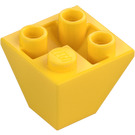 LEGO Gelb Schrägstein 2 x 2 (45°) Invers (3676)