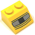 LEGO Gelb Steigung 2 x 2 (45°) mit Headlights (3039)